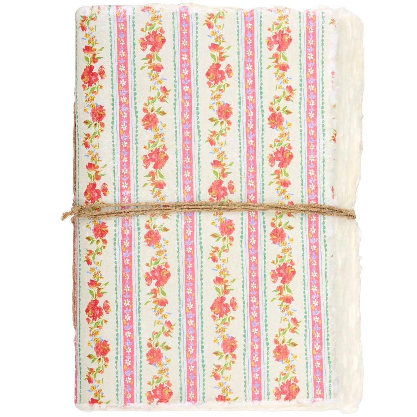 Striped French Floral Journal
