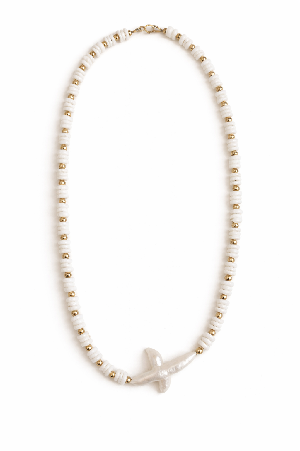 Litub Shell Cross Necklace