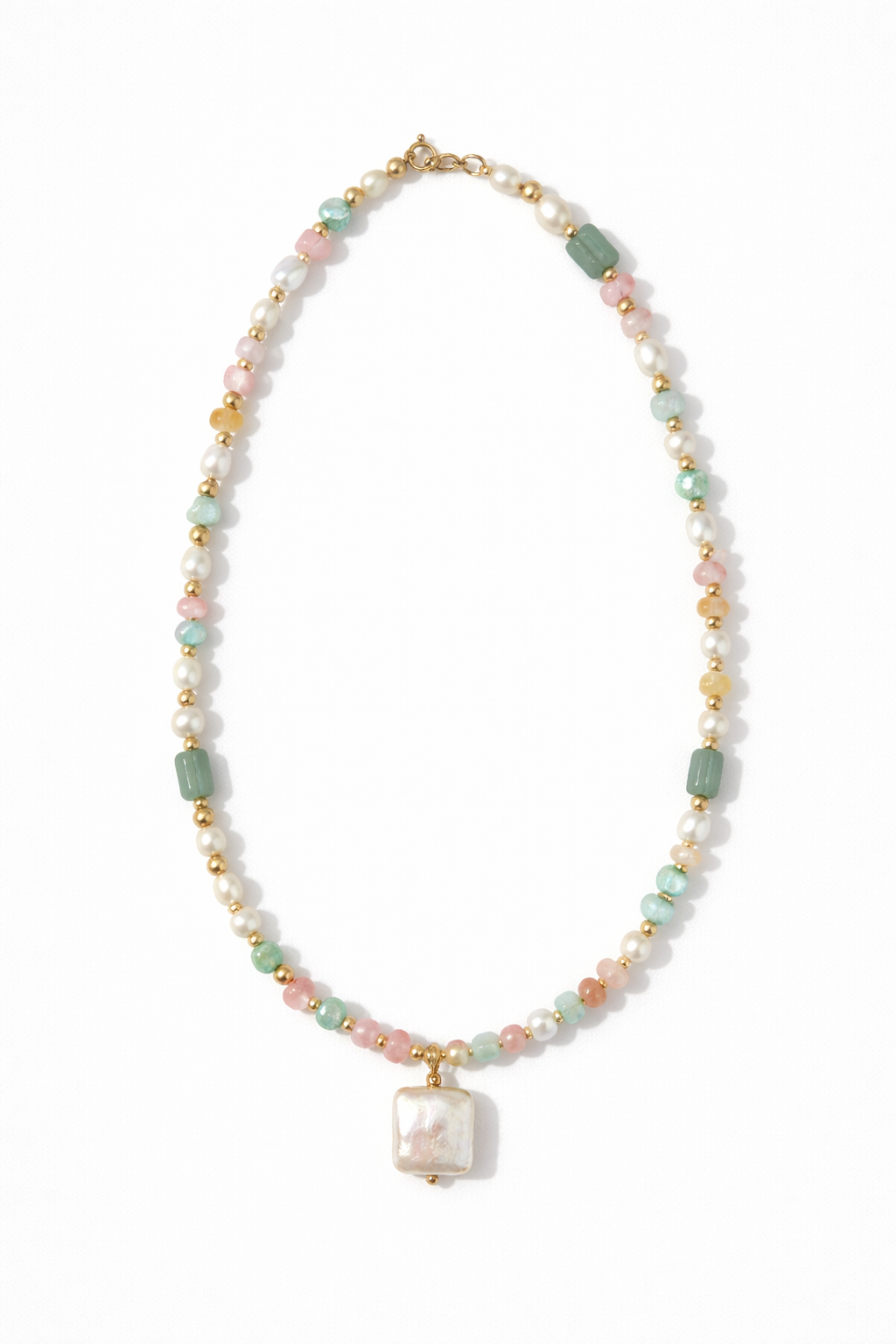 Green Aventurine & Pink Quartz