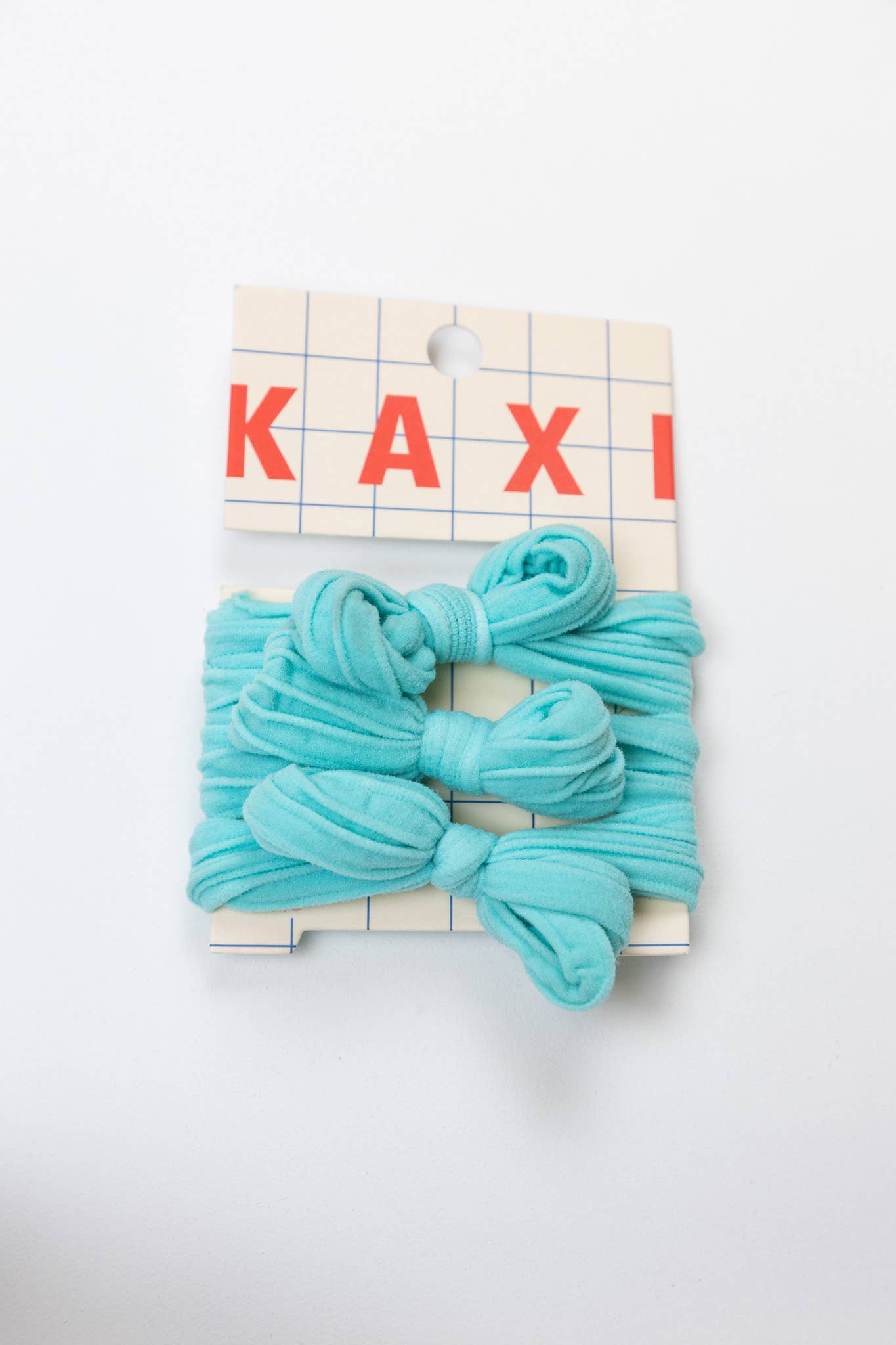 Nylon Bow Slick Back Hair Ties