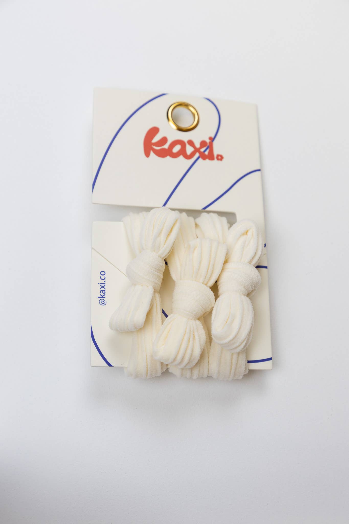 Nylon Bow Slick Back Hair Ties