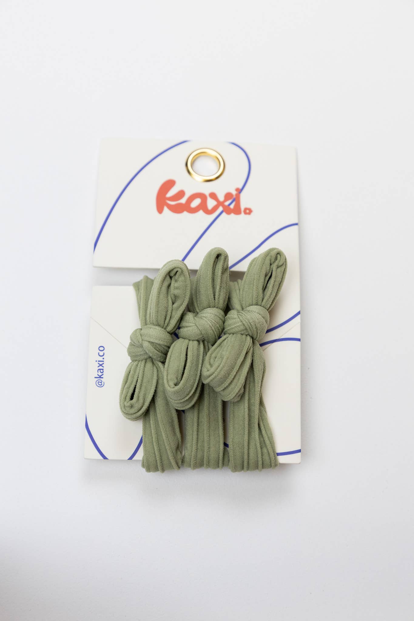 Nylon Bow Slick Back Hair Ties