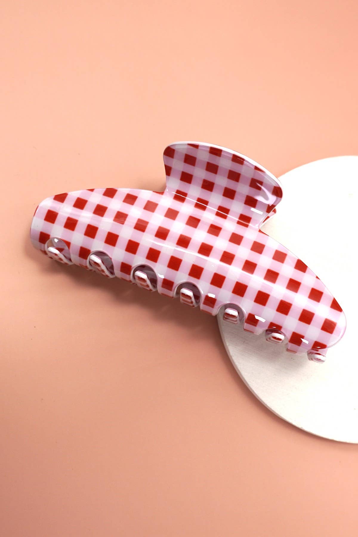 Stripe & Plaid Hair Claw Clips