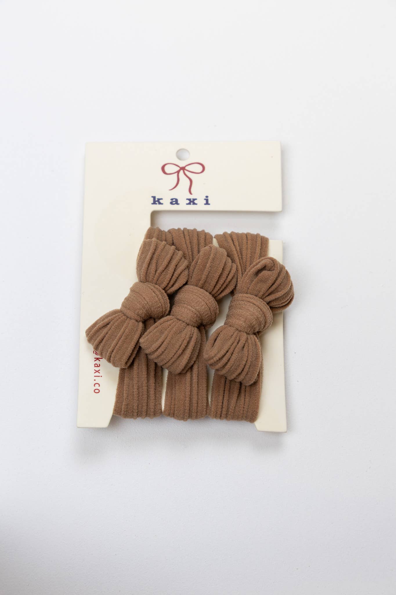 Nylon Bow Slick Back Hair Ties