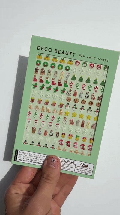 Nail Art Stickers - JINGLE PAWS