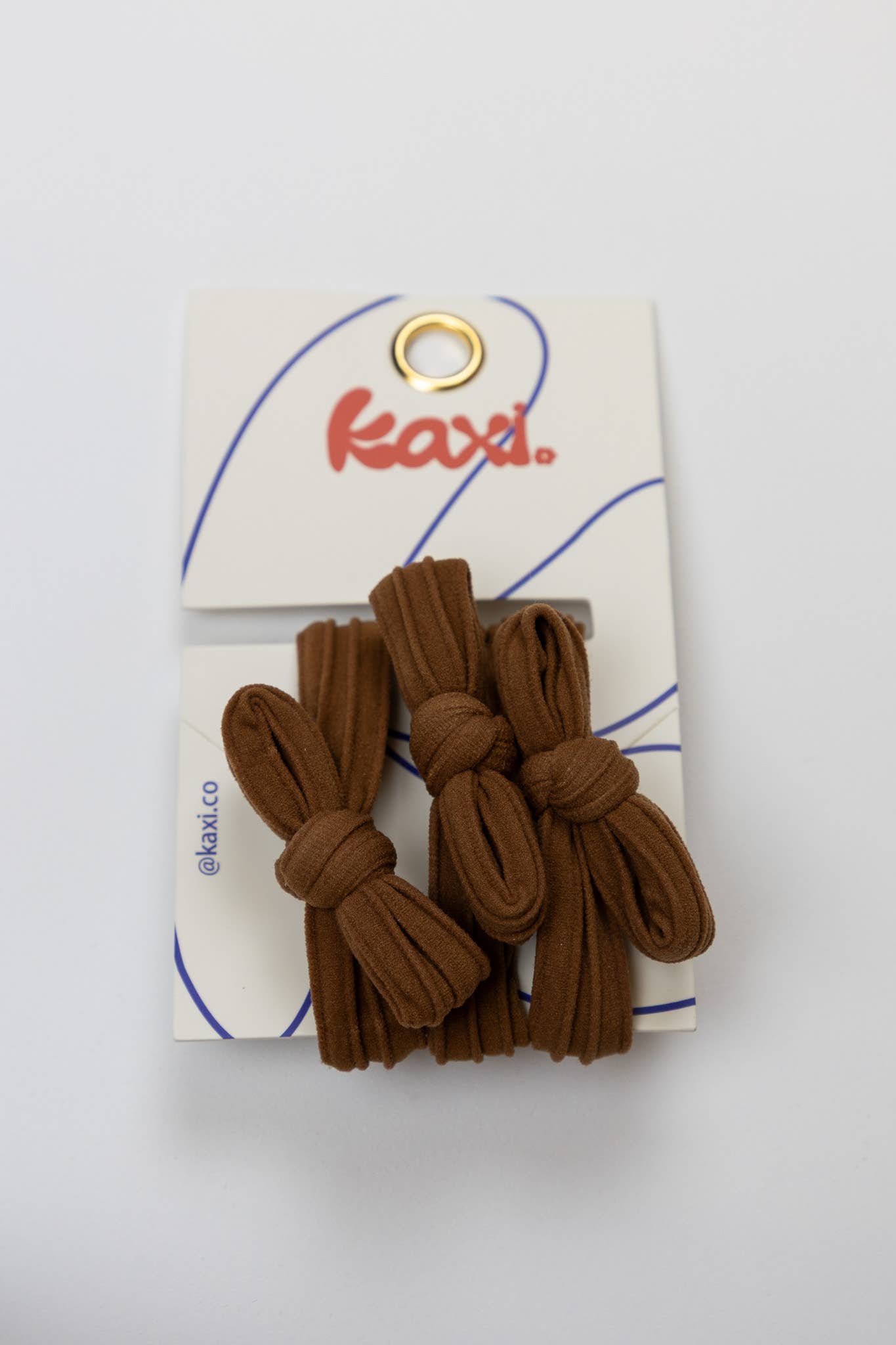 Nylon Bow Slick Back Hair Ties