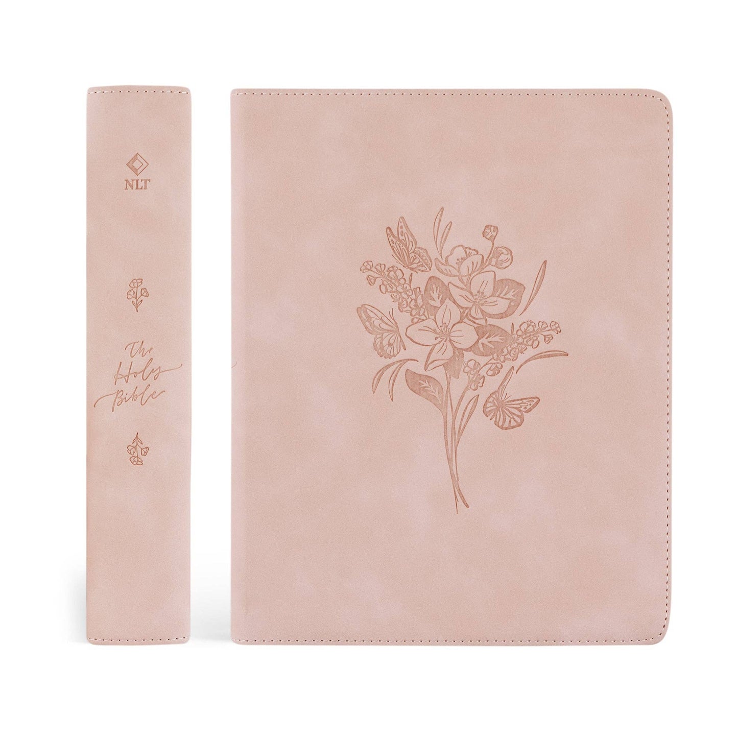 NLT Notetaking Bible : Pink Suede