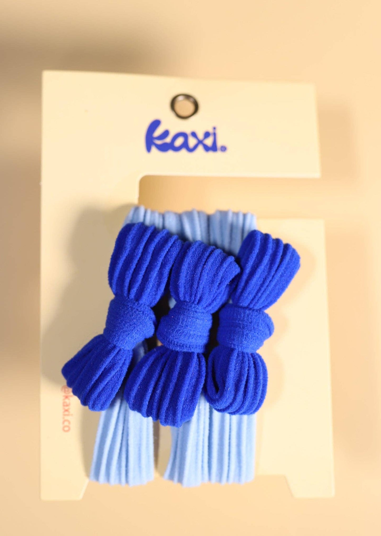 Two Toned Bow Slick Back Hair Ties