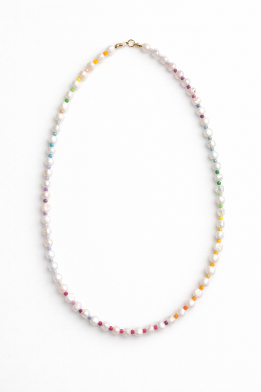 Pearls of the Rainbow Pearl Necklace