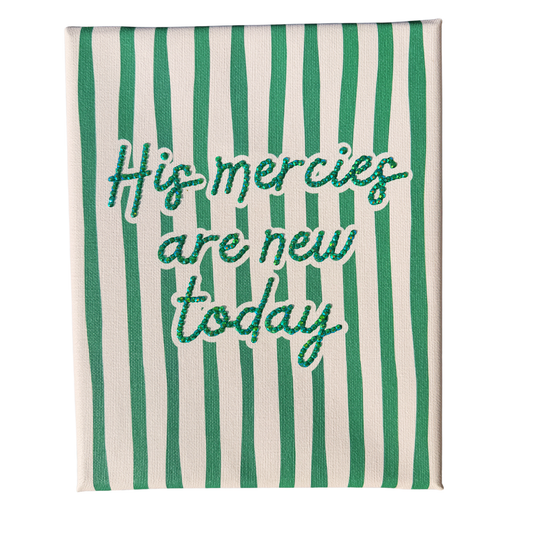 His Mercies Are New Today 8x10 Bedazzle Kit