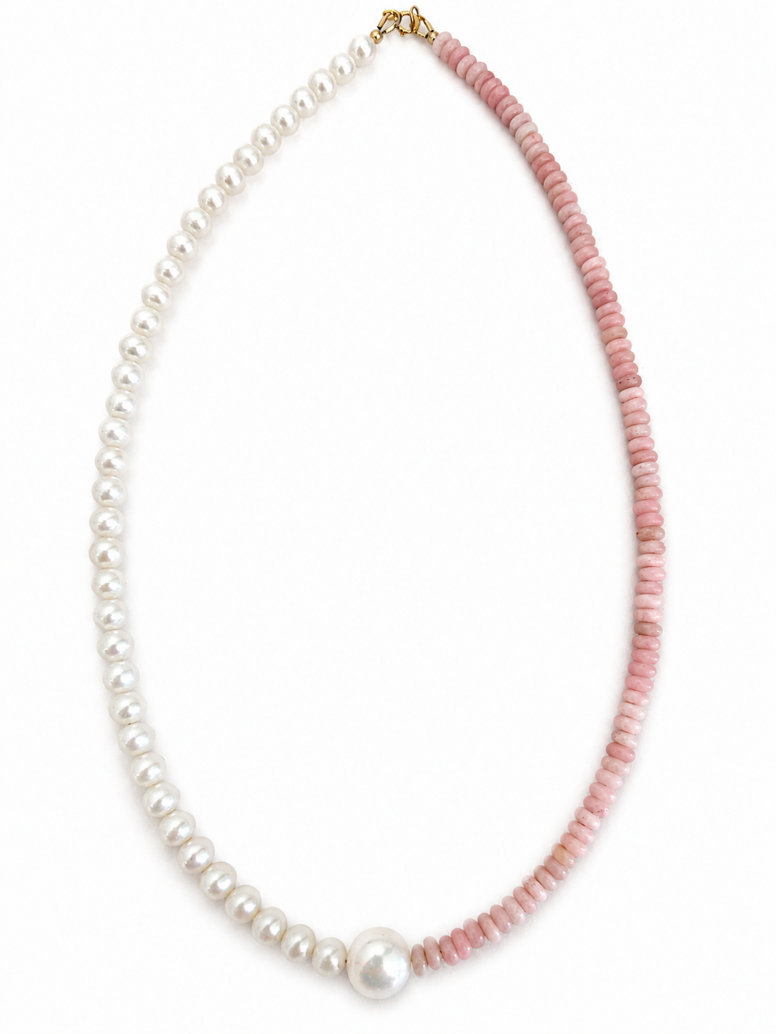 Pink Champagne Pearl Necklace