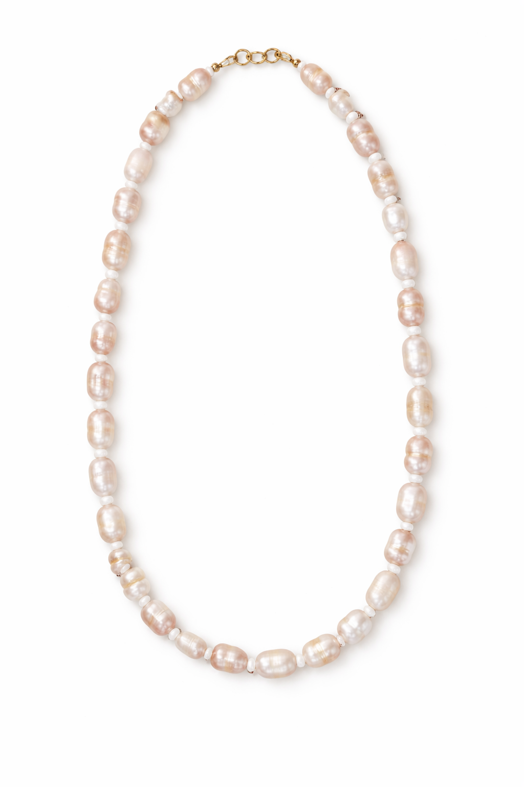 Mauve Pearl Necklace