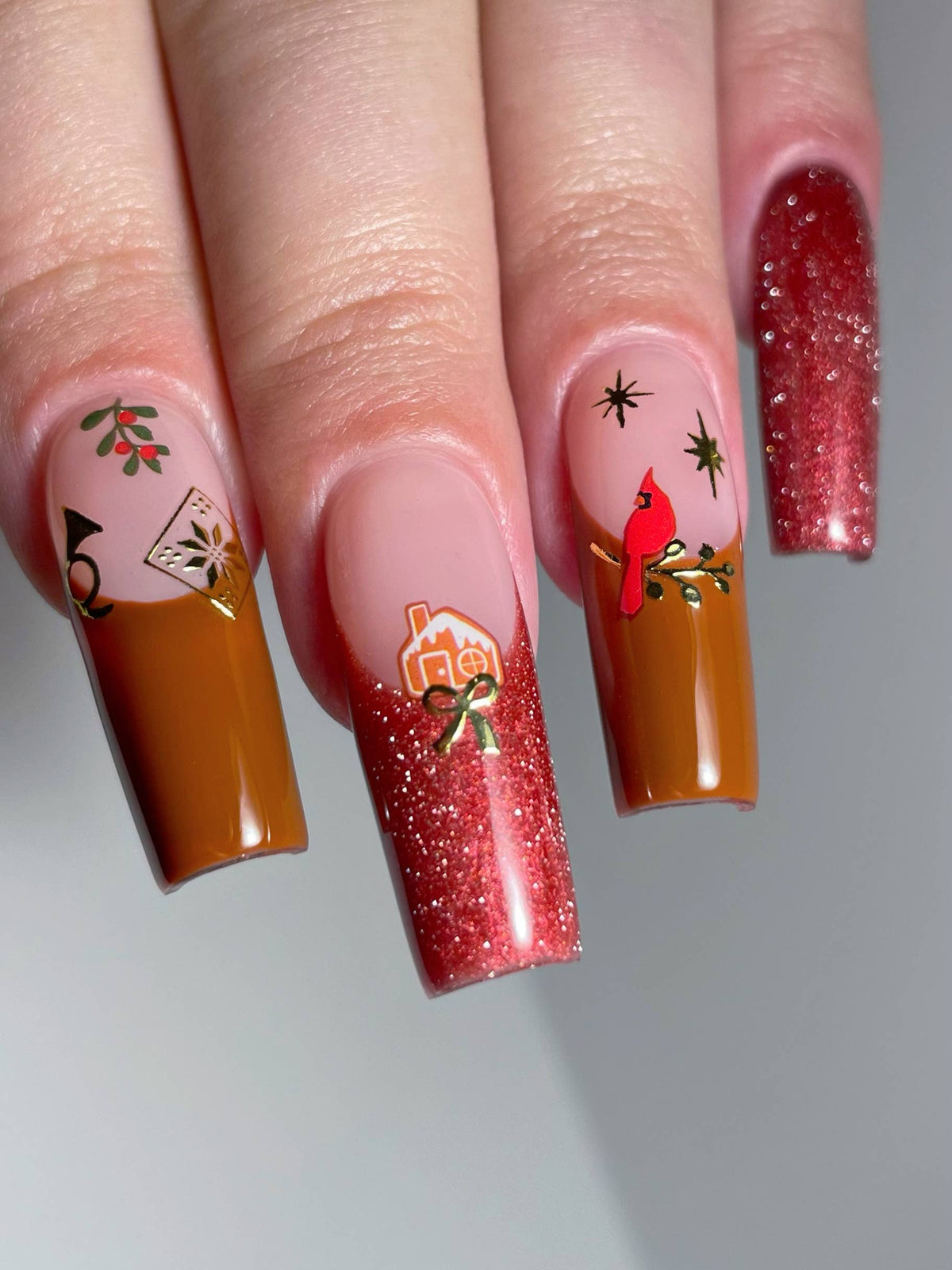 Nail Art Stickers - DECO THE HALLS