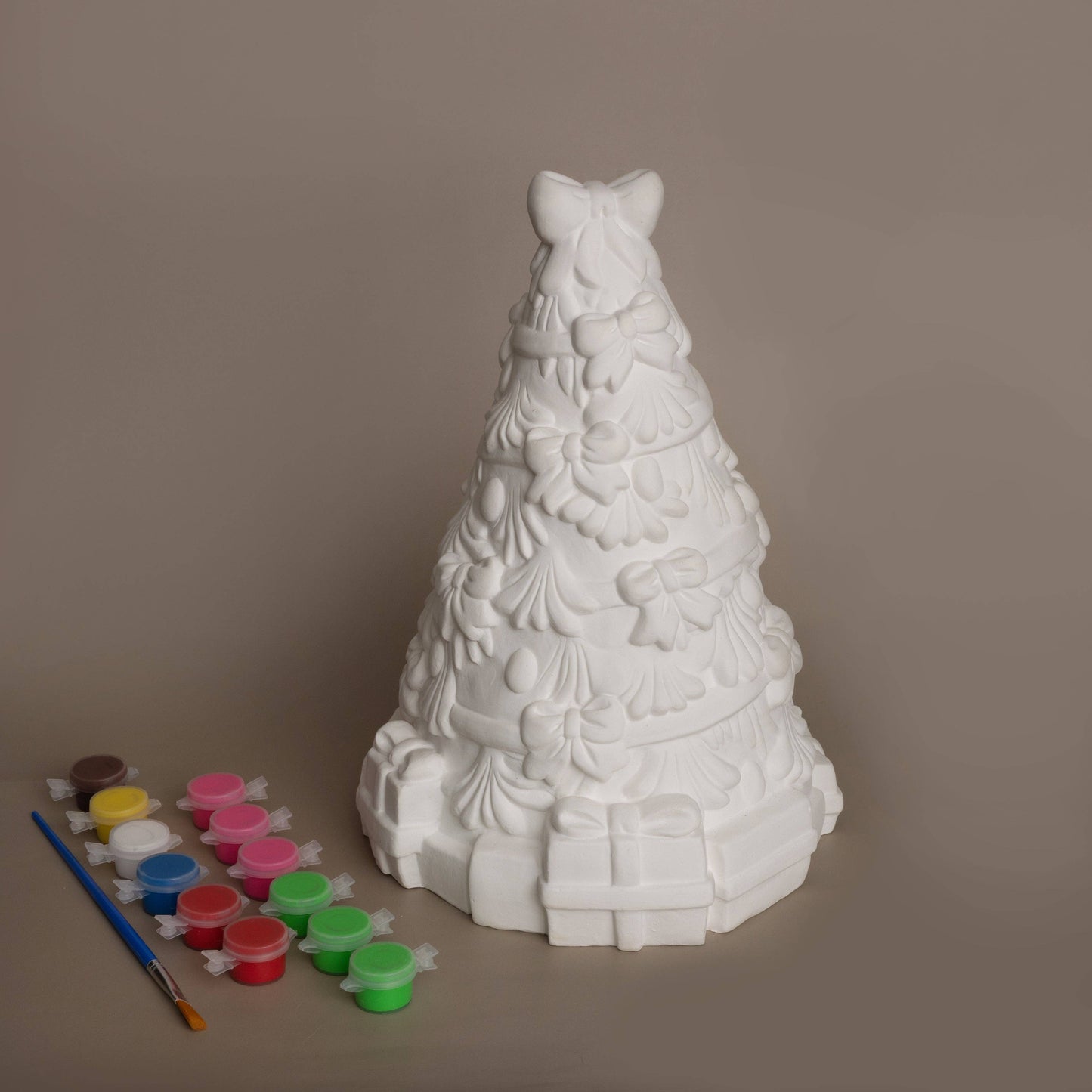 Strawberry Kazoo™ Paint-Your-Own Ceramic Christmas Tree DIY Craft Kit