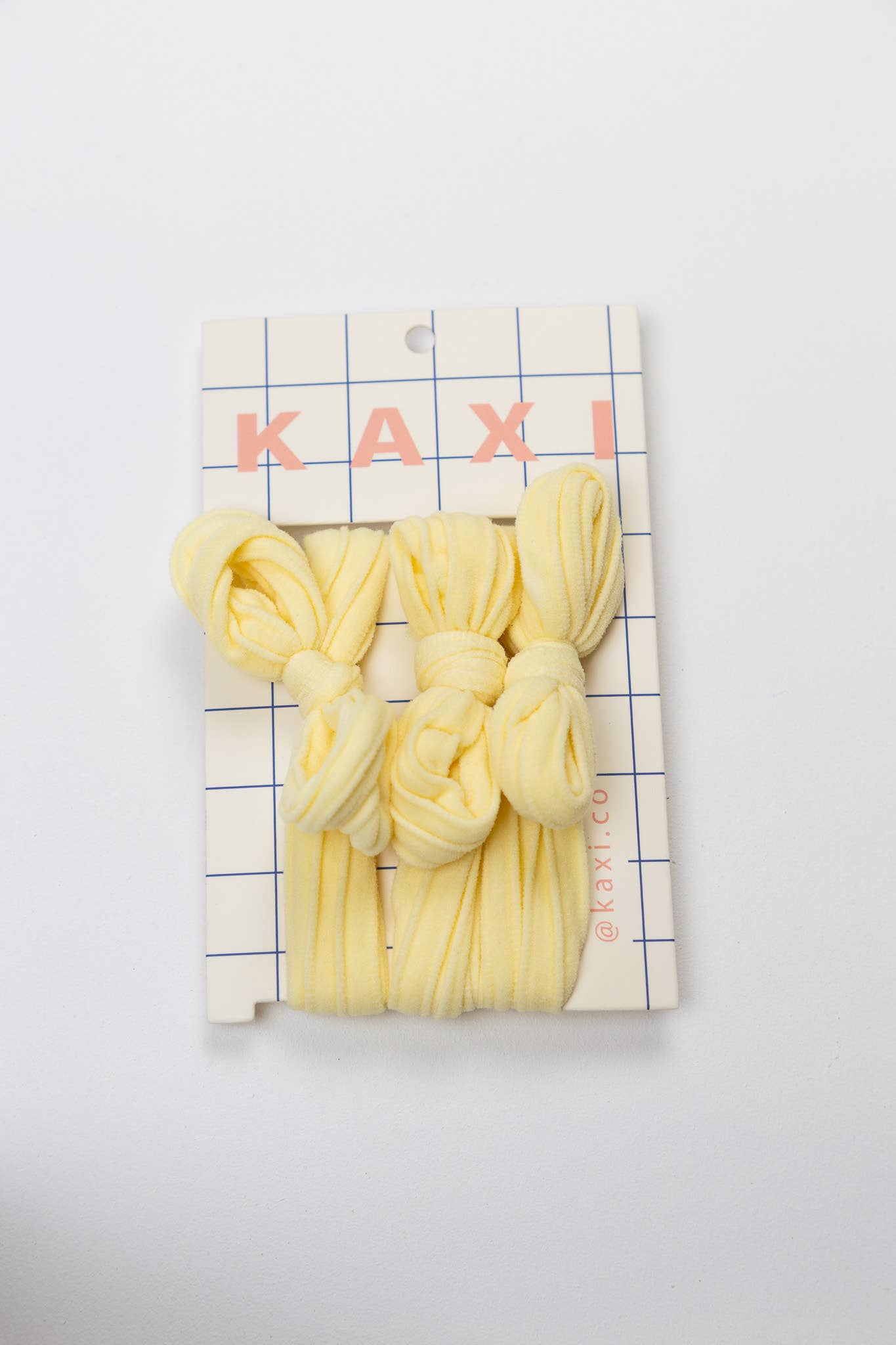 Nylon Bow Slick Back Hair Ties