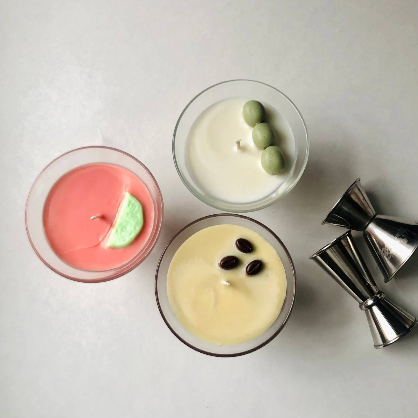 Dirty Martini Cocktail Candle