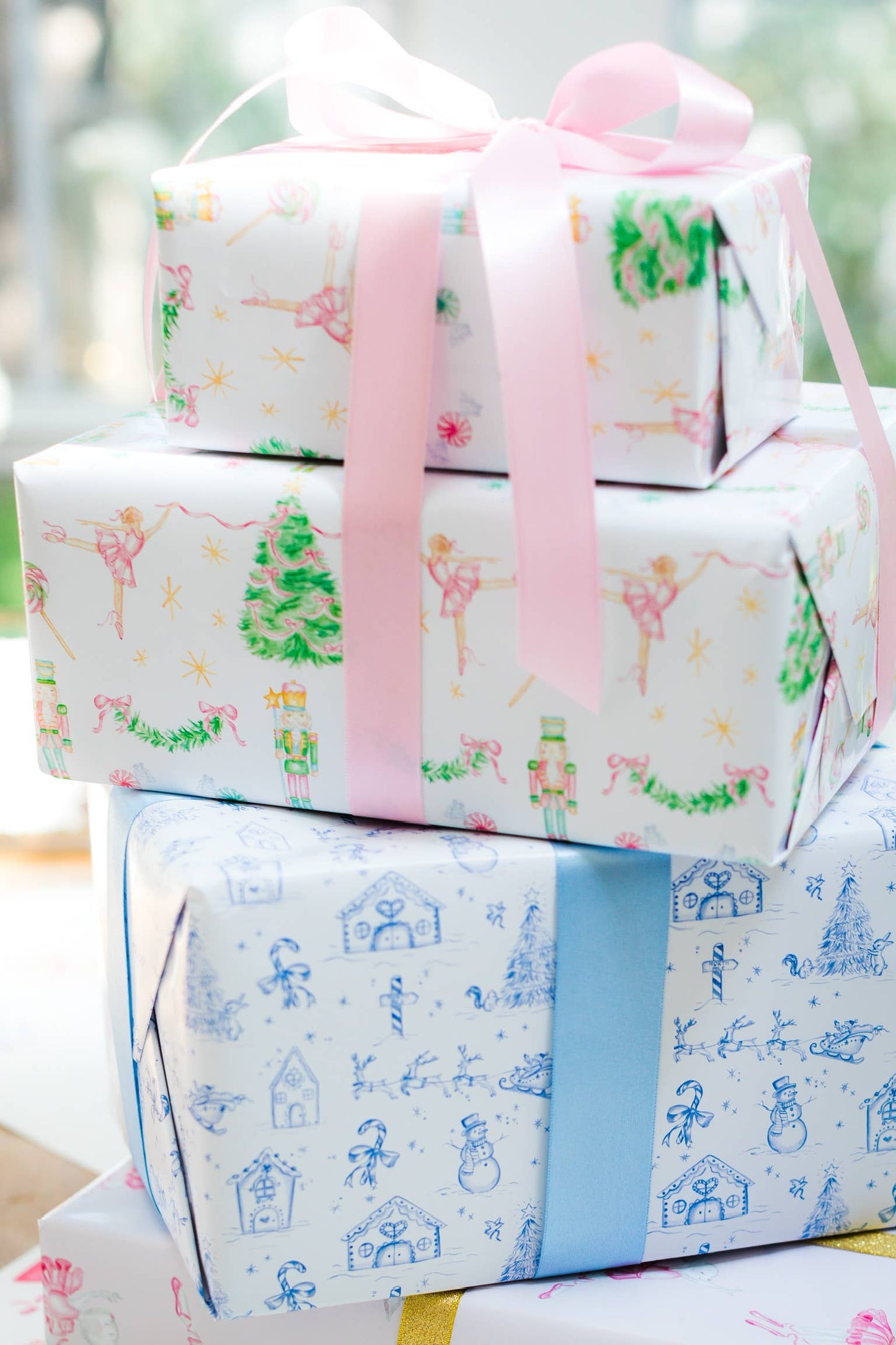 Winter Wonderland Toile Wrapping Paper