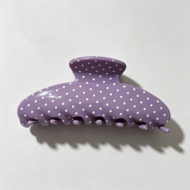 Polka Dot Claw Clip