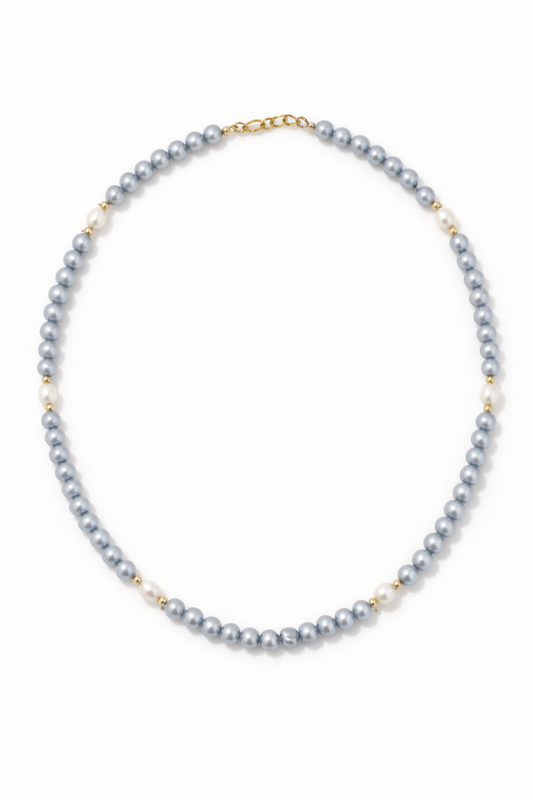 Baby Blue Pearl Necklace