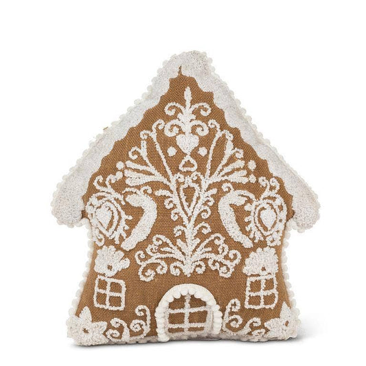Small Gingerbread House Shape Pillow