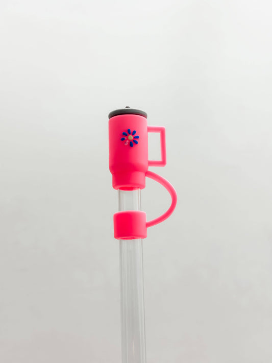 Straw Cover 10MM "Pink Cup"