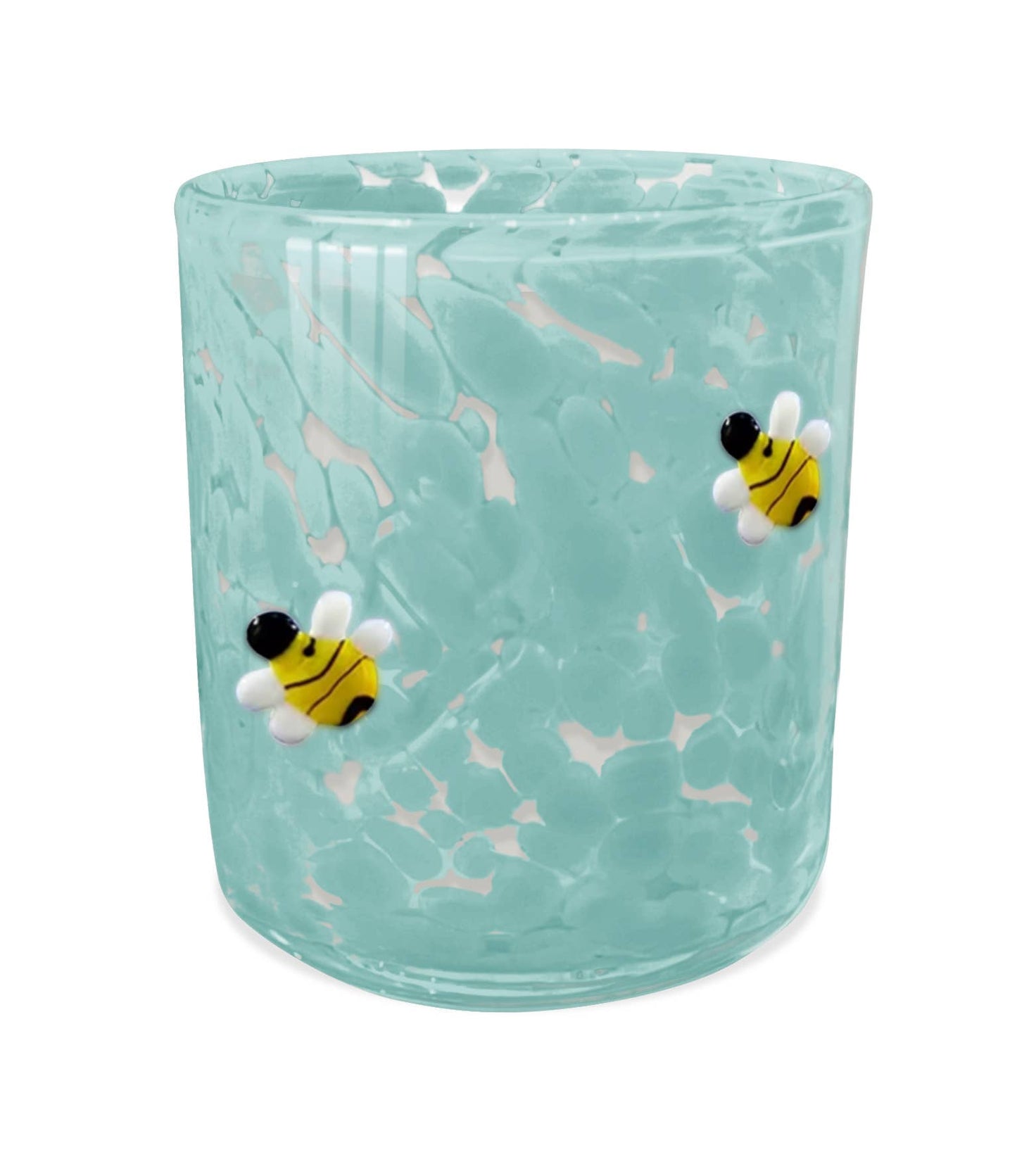 12oz Blue Bees Confetti Candle