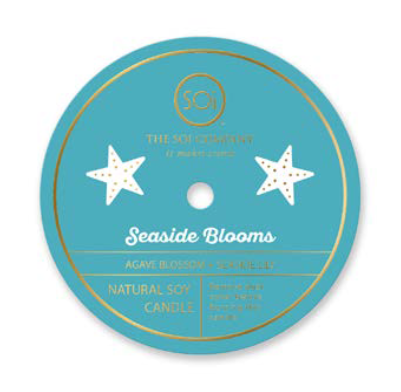Seaside Blooms (Starfish) Icon 12oz Candle