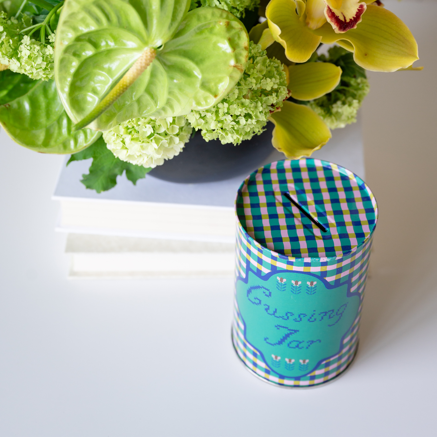 Cussing Jar Decorative Tin Coin Bank