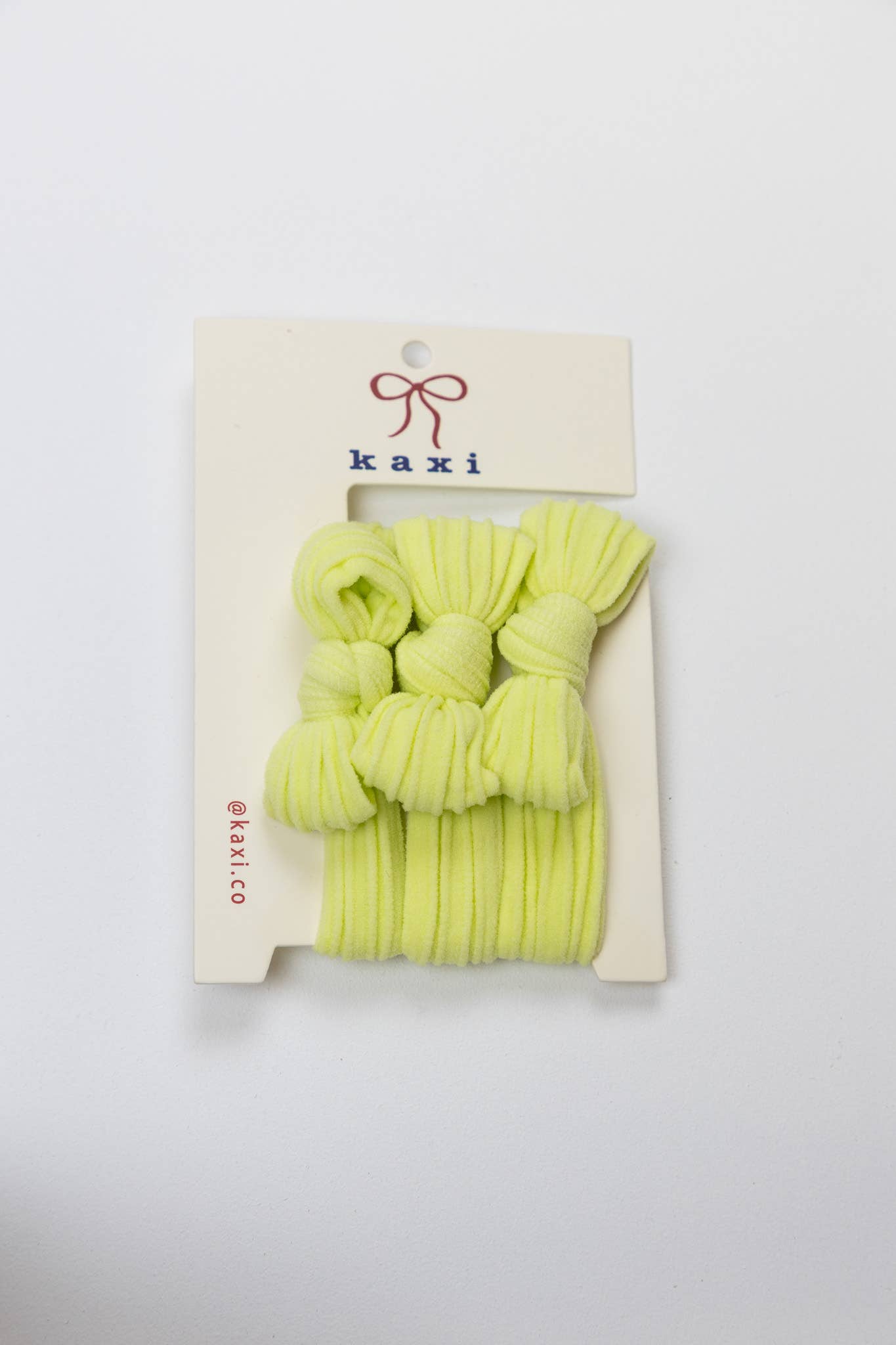 Nylon Bow Slick Back Hair Ties