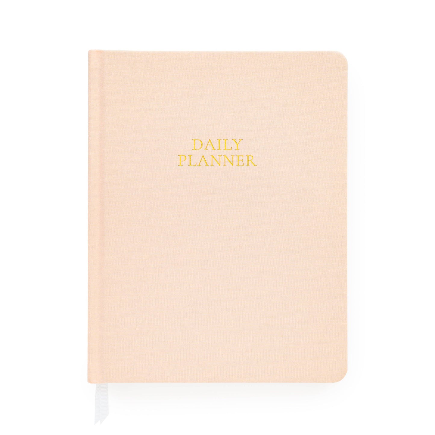 Undated Daily Planner, Pale Pink