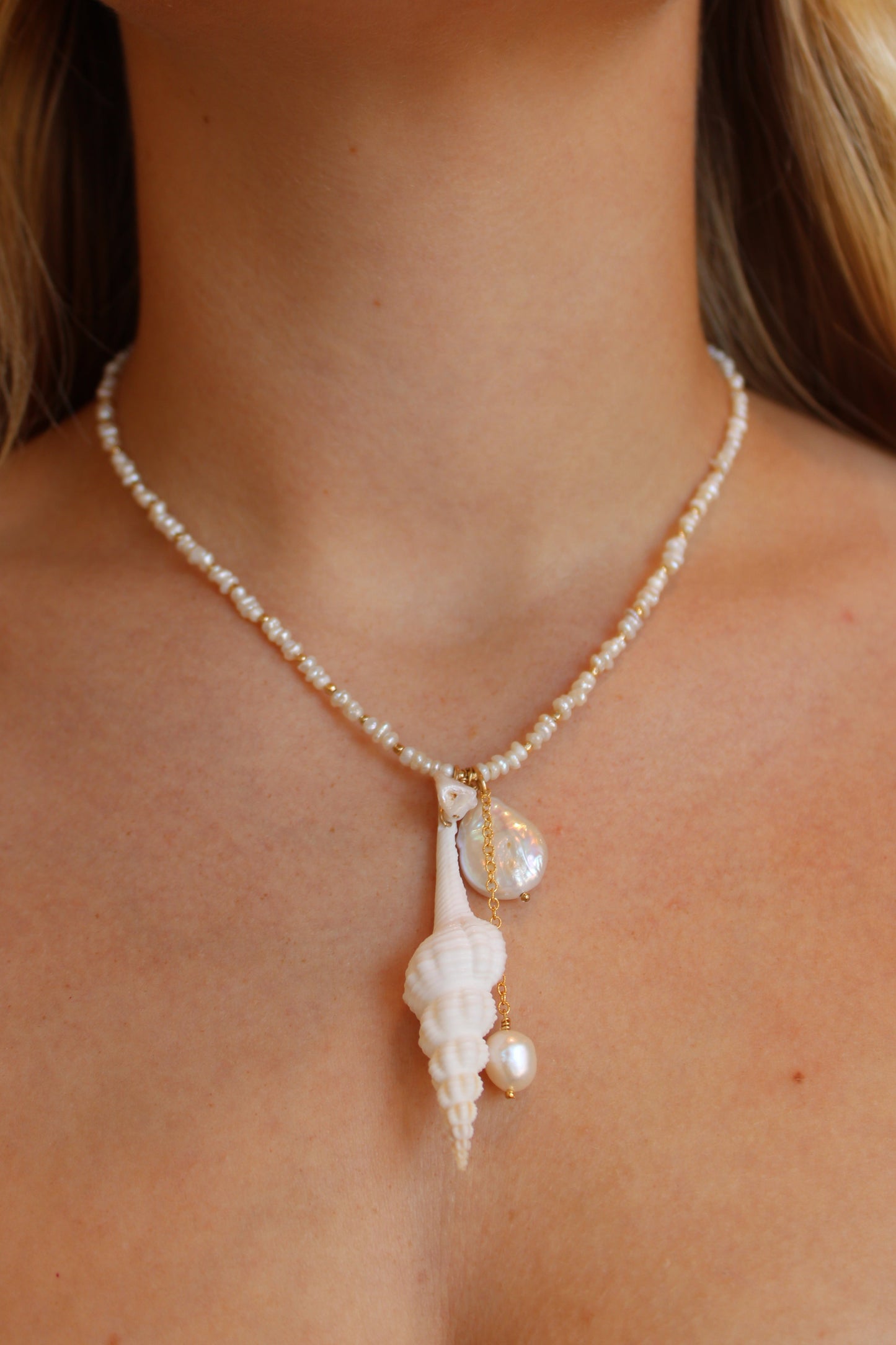 Tide & Treasure Pearl Necklace
