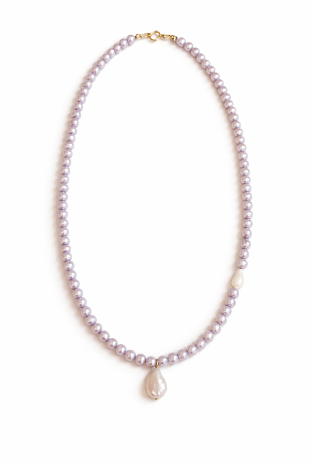 Lilac Pearl Necklace