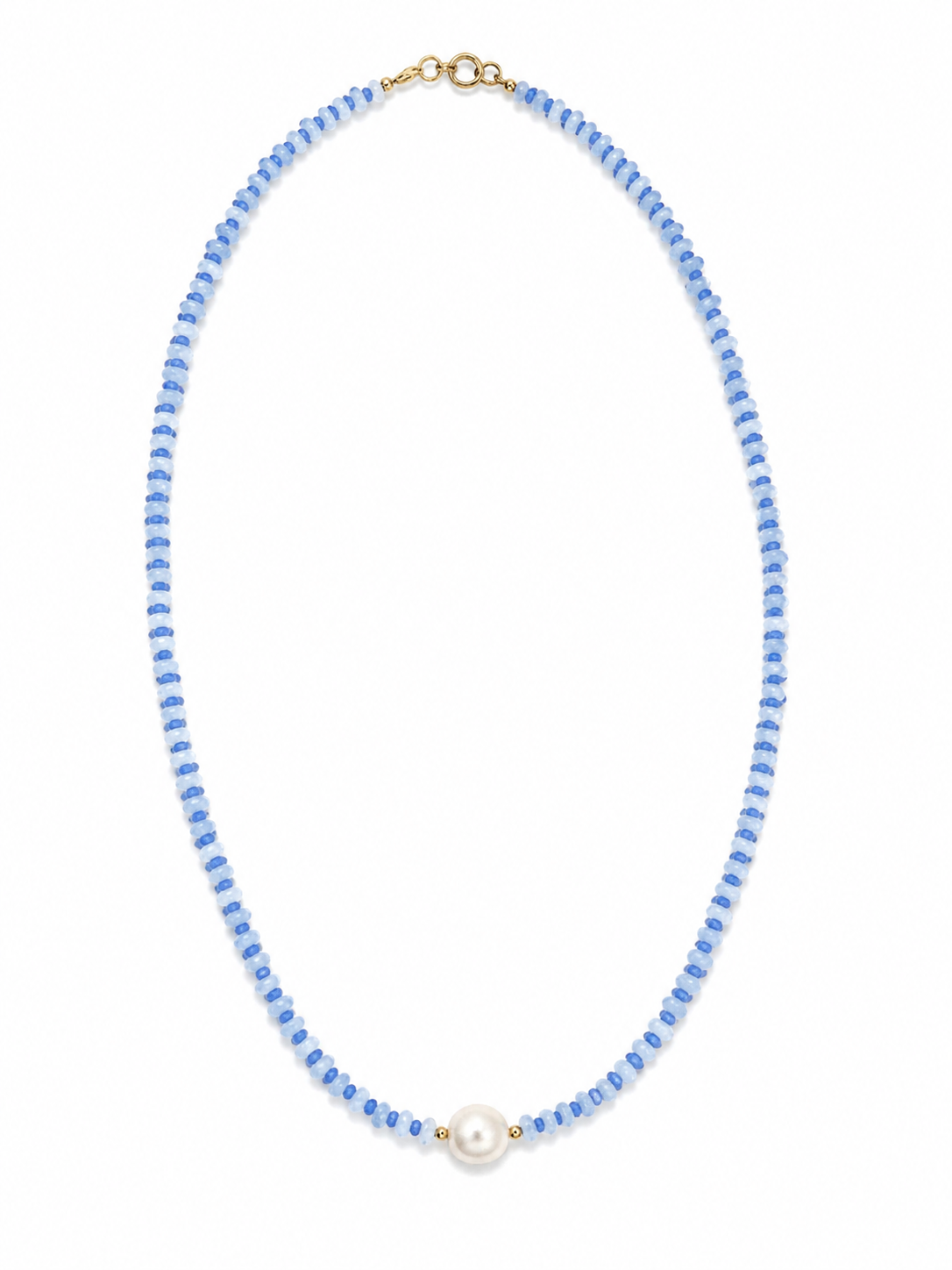 Bluebell Baby Gemstone Necklace - Aquamarine