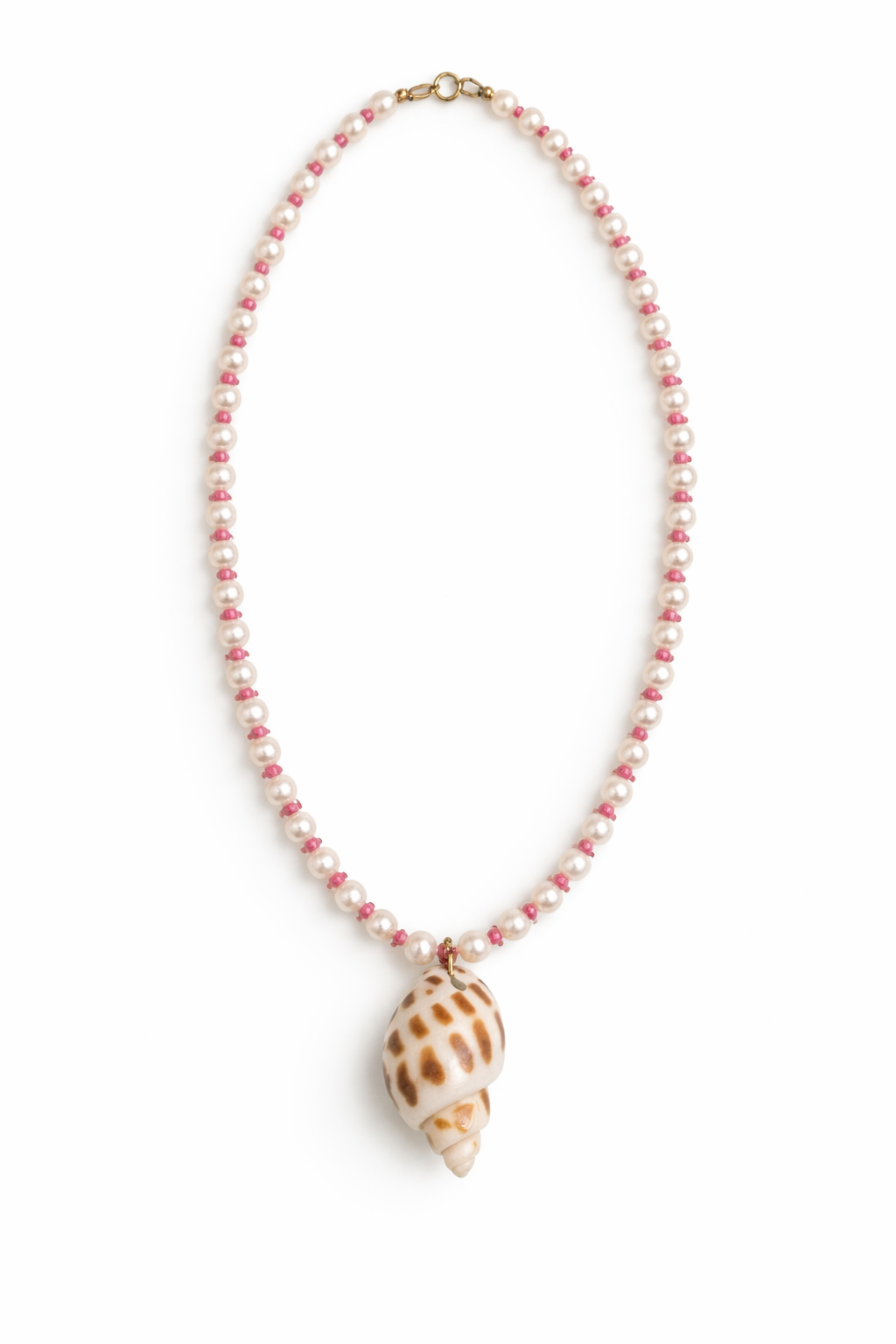 Spotted Seashell Necklace