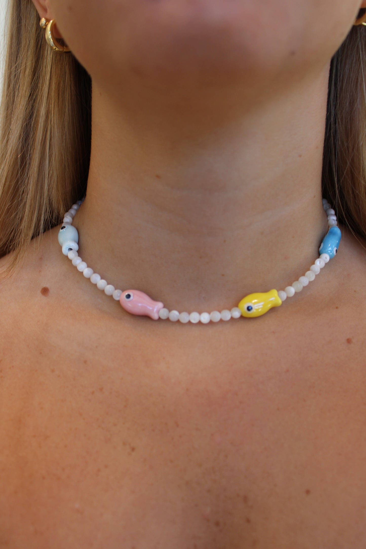 Pastel Tides Gemstone Necklace