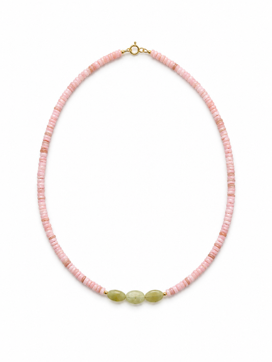 Harvest Rose Gemstone Necklace