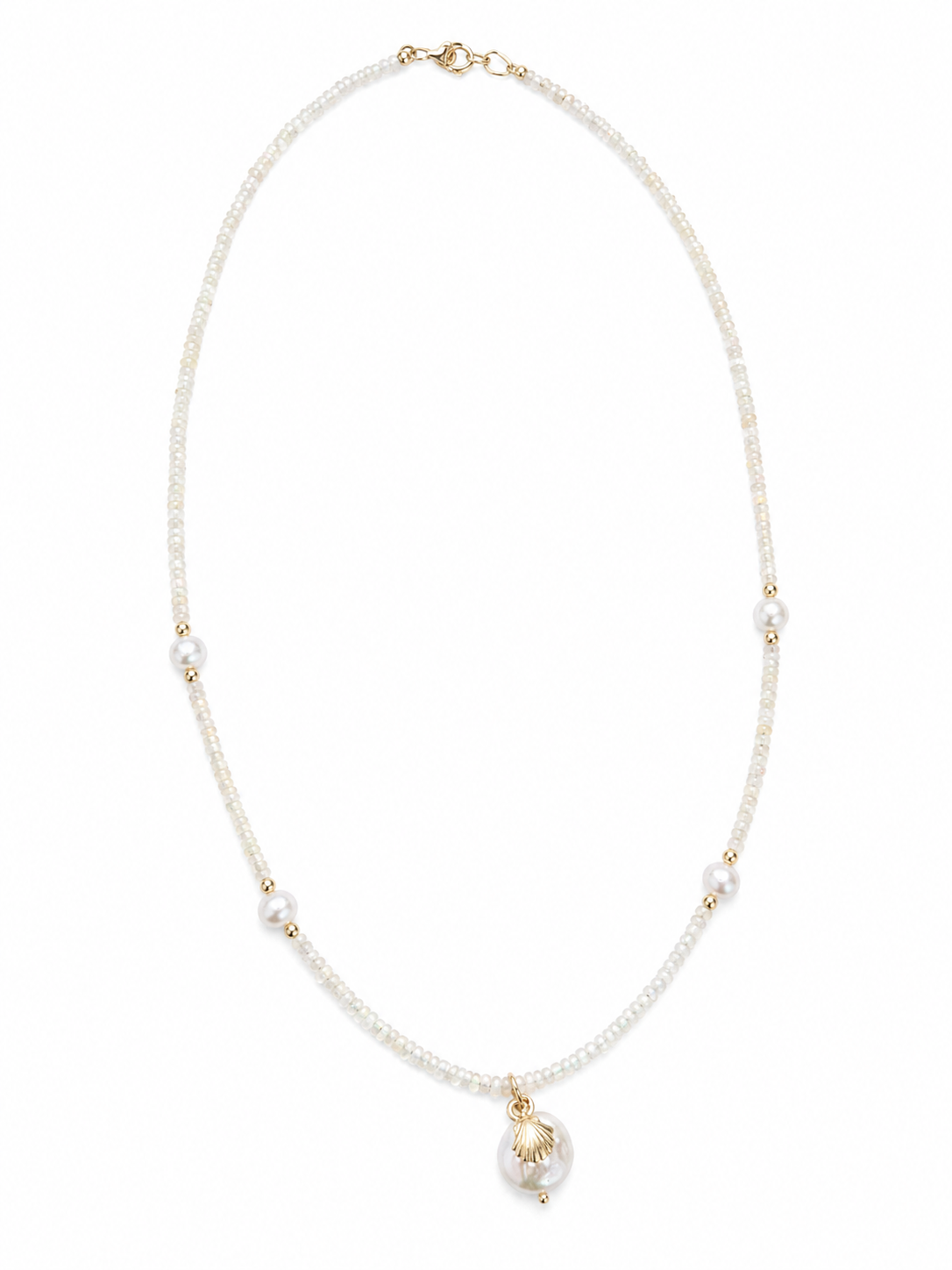 Opal Cove Gemstone Necklace - Opal