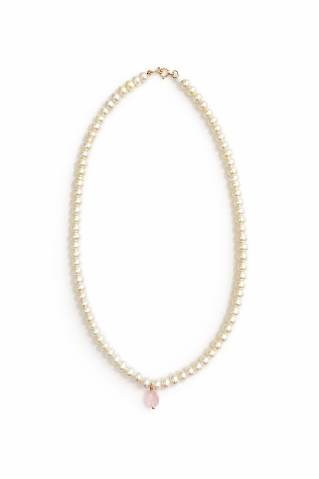 Butter Yellow Pearl Necklace
