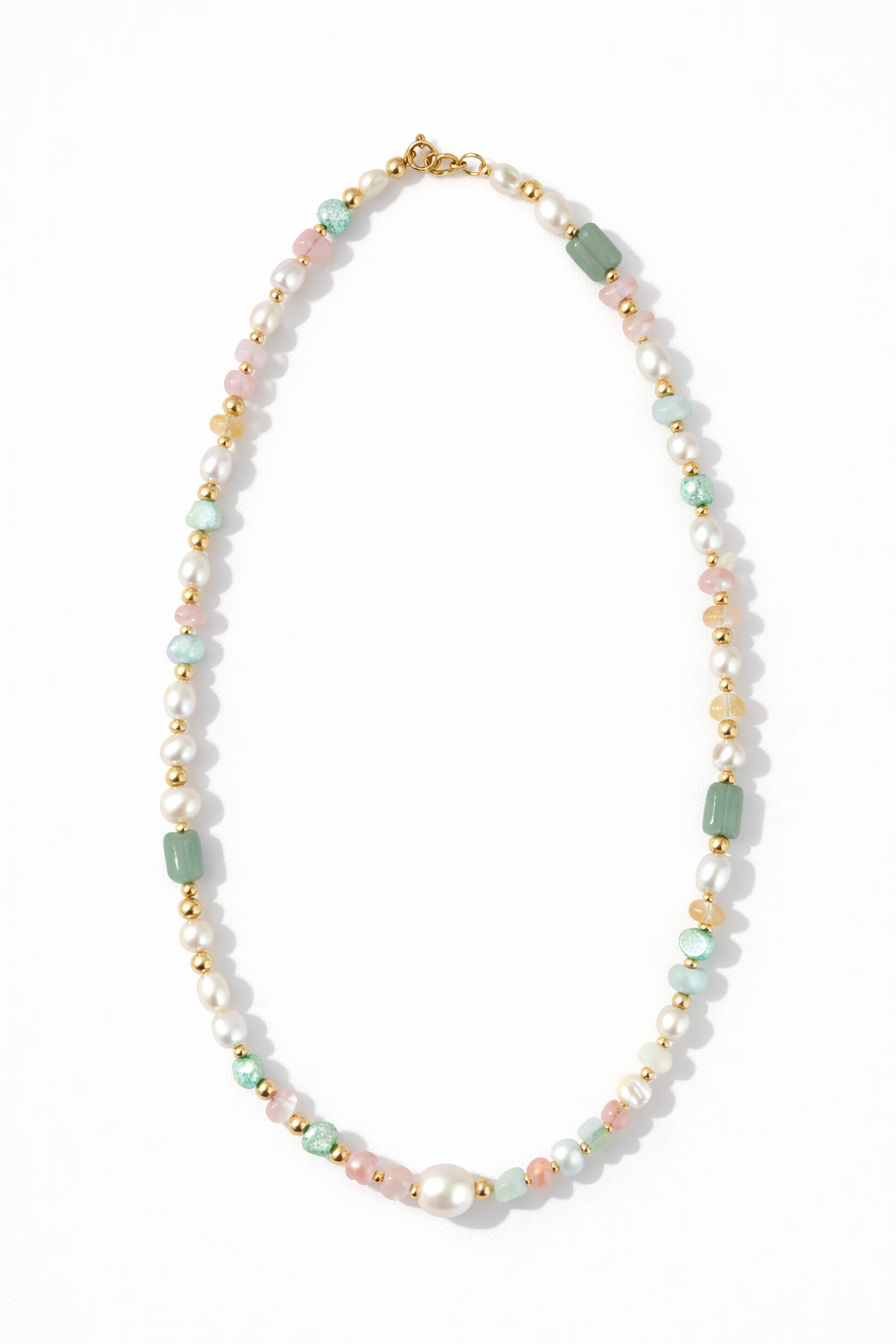 Green Aventurine & Pink Quartz