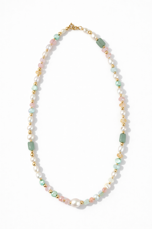 Green Aventurine & Pink Quartz