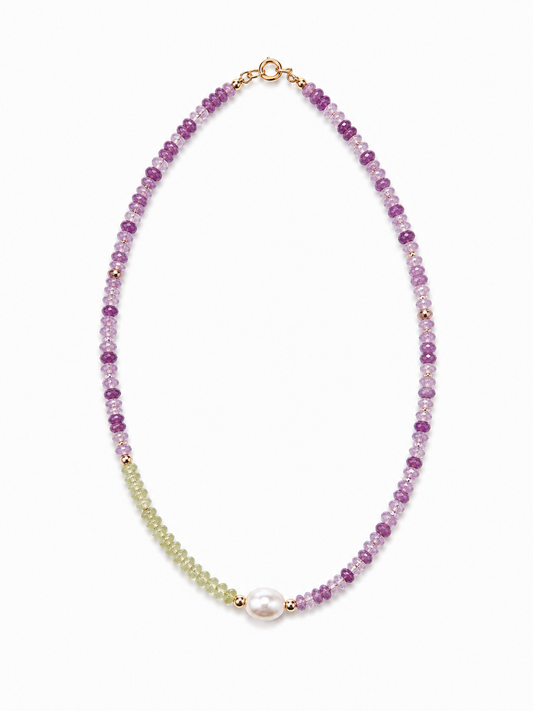 Berry Coast Gemstone Necklace