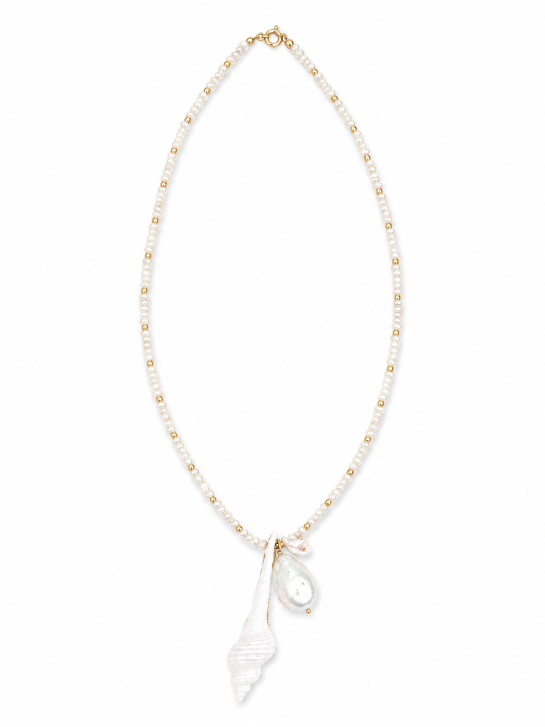 Tide & Treasure Pearl Necklace