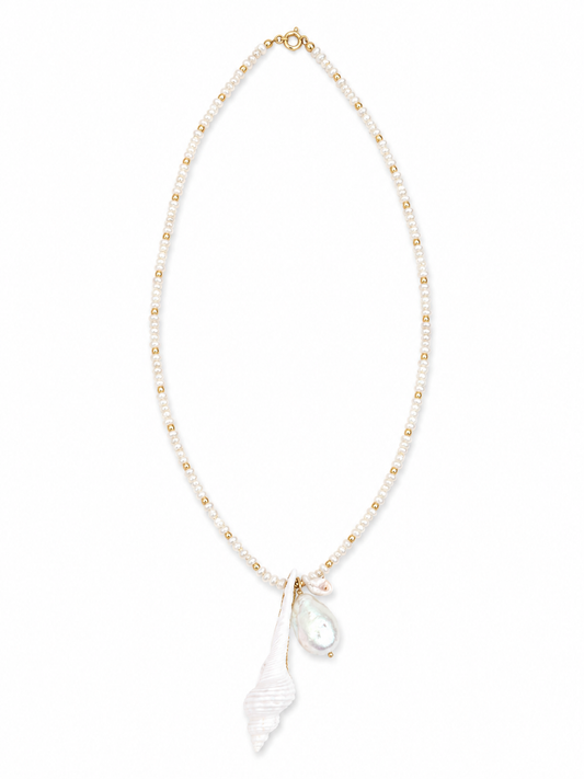 Tide & Treasure Pearl Necklace