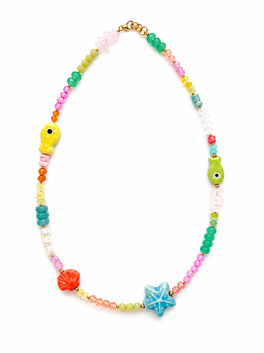 Ocean Trinkets Gemstone Necklace