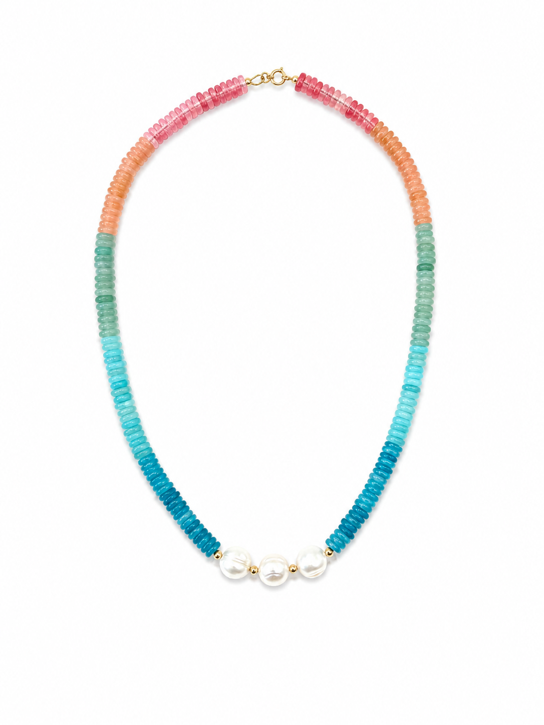 Seaside Sunsets Gemstone Necklace