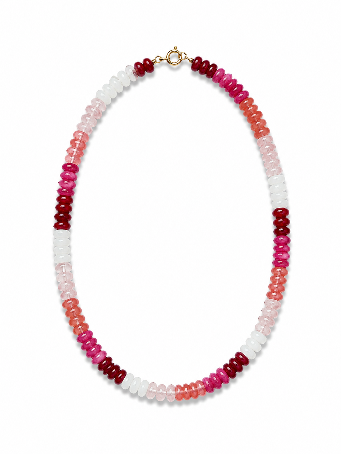 Falling Petals Gemstone Necklace
