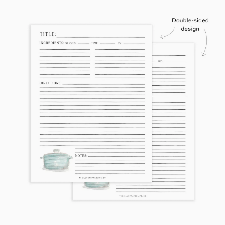 3-Ring Recipe Binder