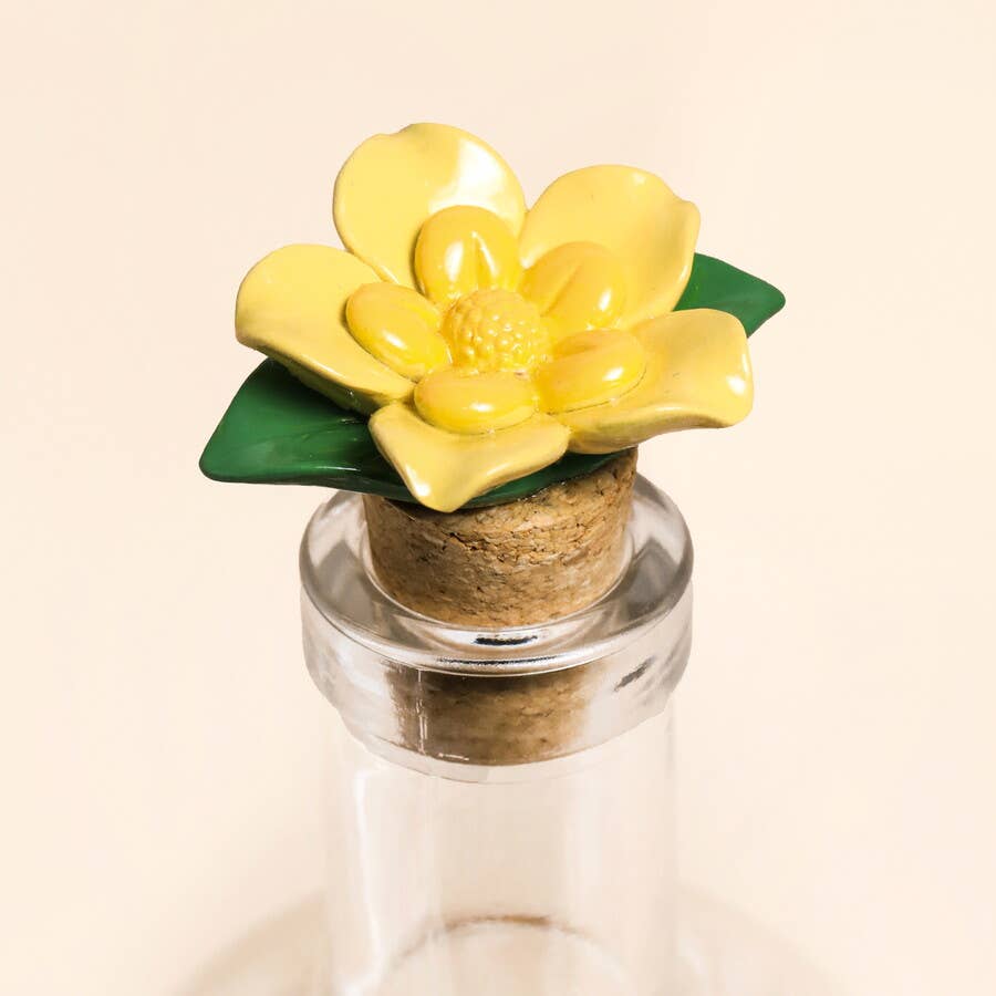 Flower Cork Bottle Stopper