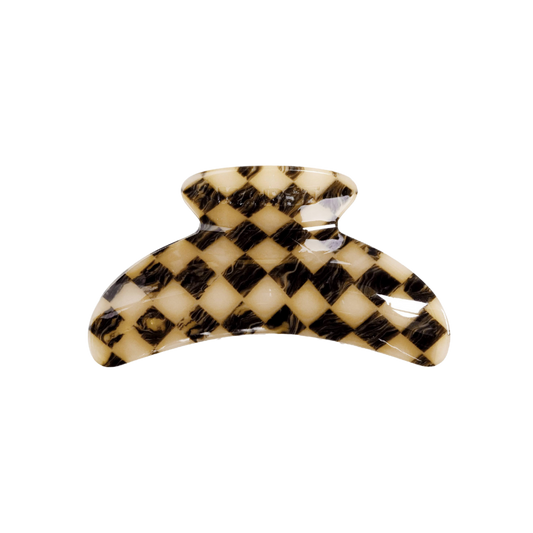 SuperClip Hair Claw — Faded Checker