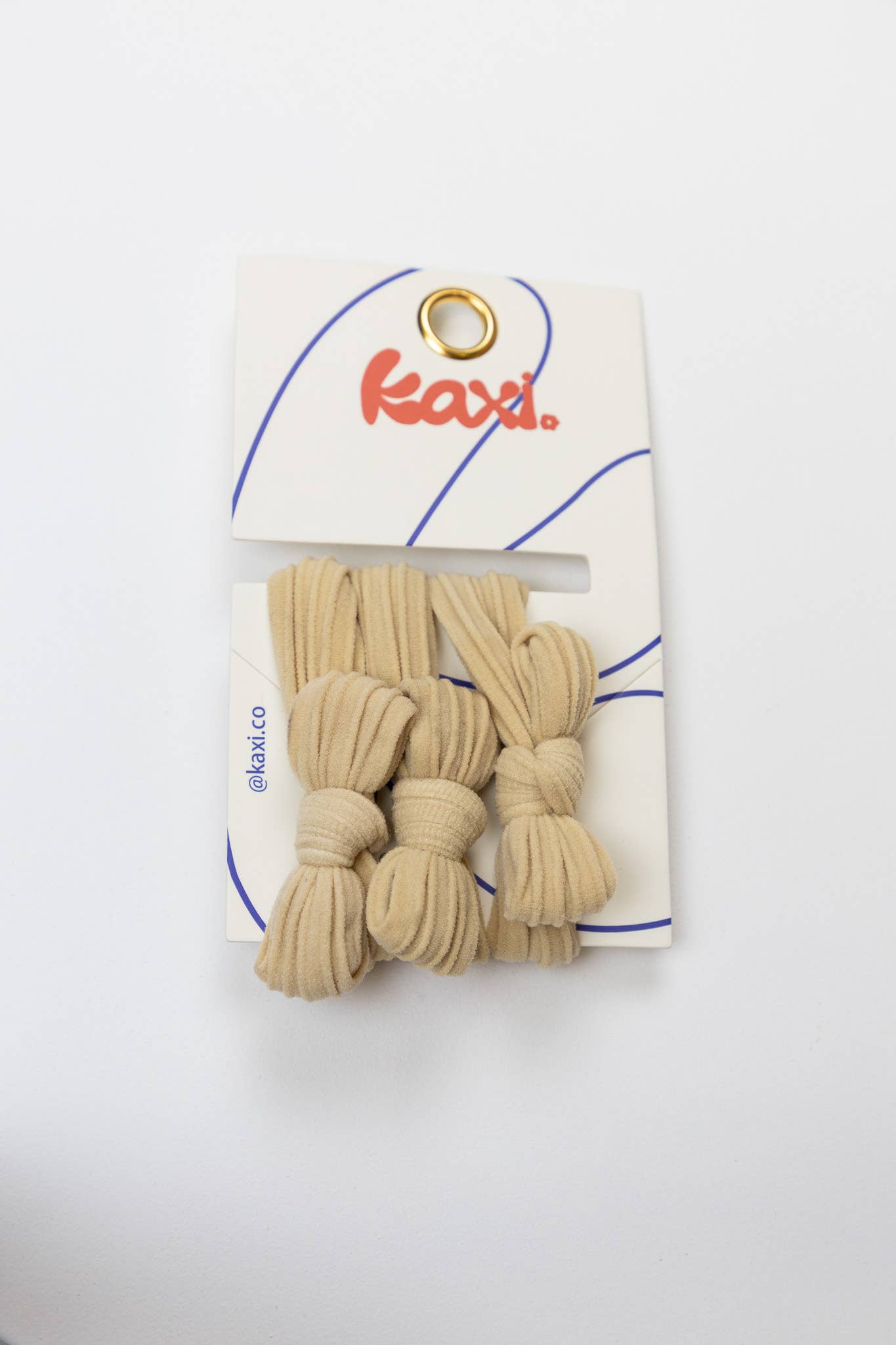 Nylon Bow Slick Back Hair Ties